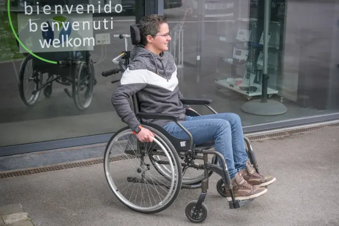Découvrez les produits de la catégorie Equipements de confort fauteuil roulant Handynamic