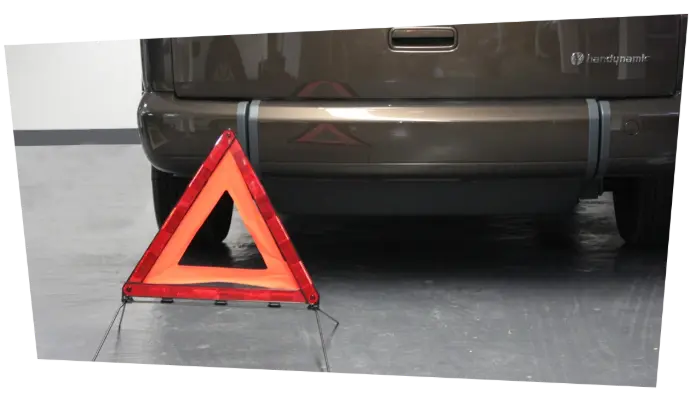 Le triangle permet de signaler un danger et éviter un suraccident