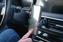 Support smartphone à mâchoire sur aérateur