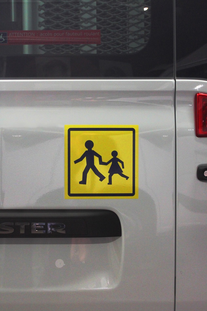 Autocollant transport scolaire