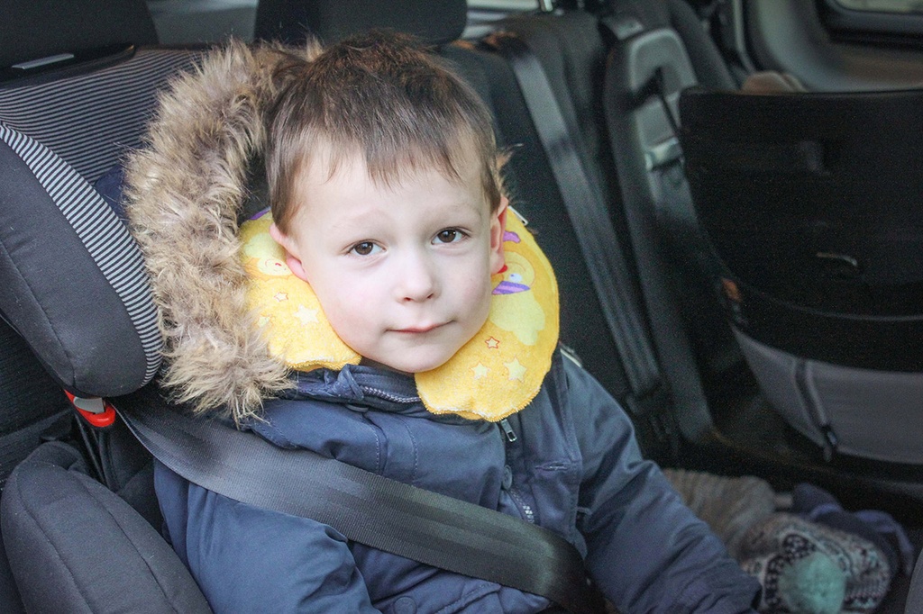 Coussin de voyage gonflable pour enfant