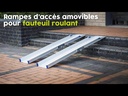 Rampes d'accès 1 volet (1 m) pour fauteuil roulant