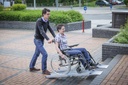 Rampes d'accès pliables (1,5 m) pour fauteuil roulant