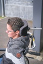 Appui-tête pour fauteuil roulant