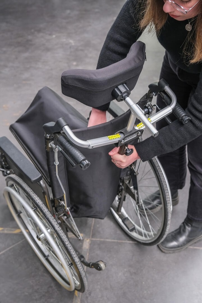 Appui-tête pour fauteuil roulant