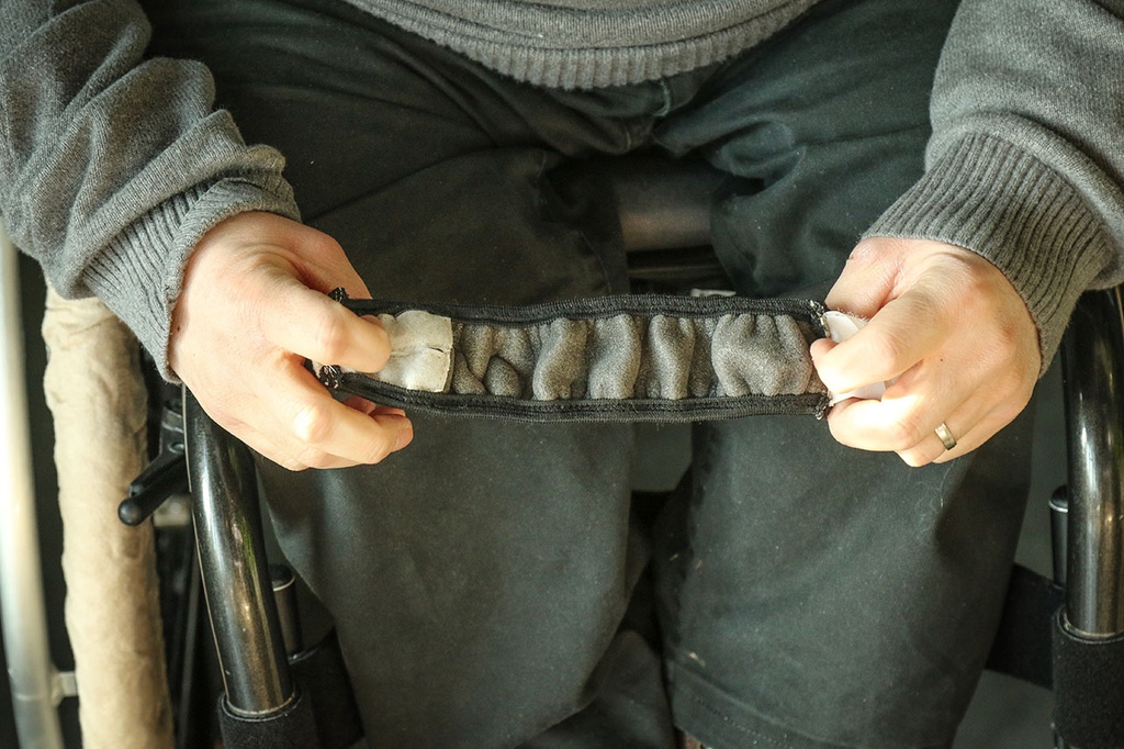 Chaussettes pour roues de fauteuil roulant