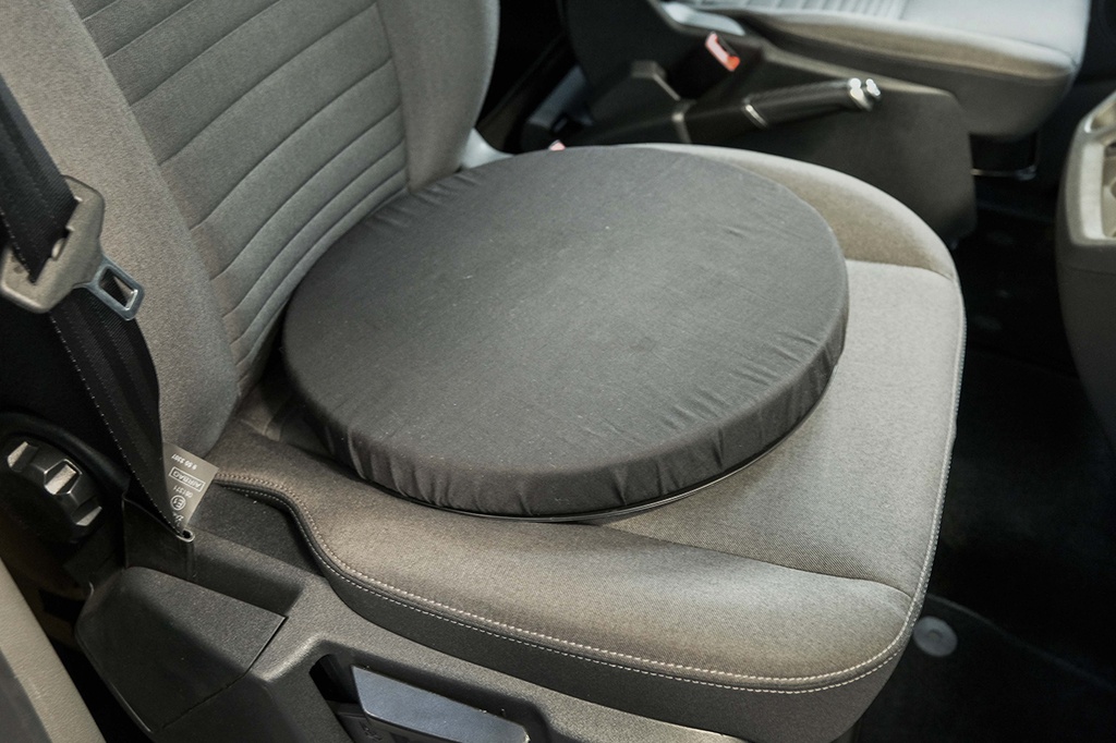Coussin pivotant capitonné