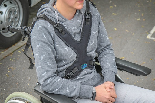 Harnais de maintien pour fauteuil roulant